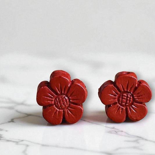 Cherry Blossom Cinnabar Bead