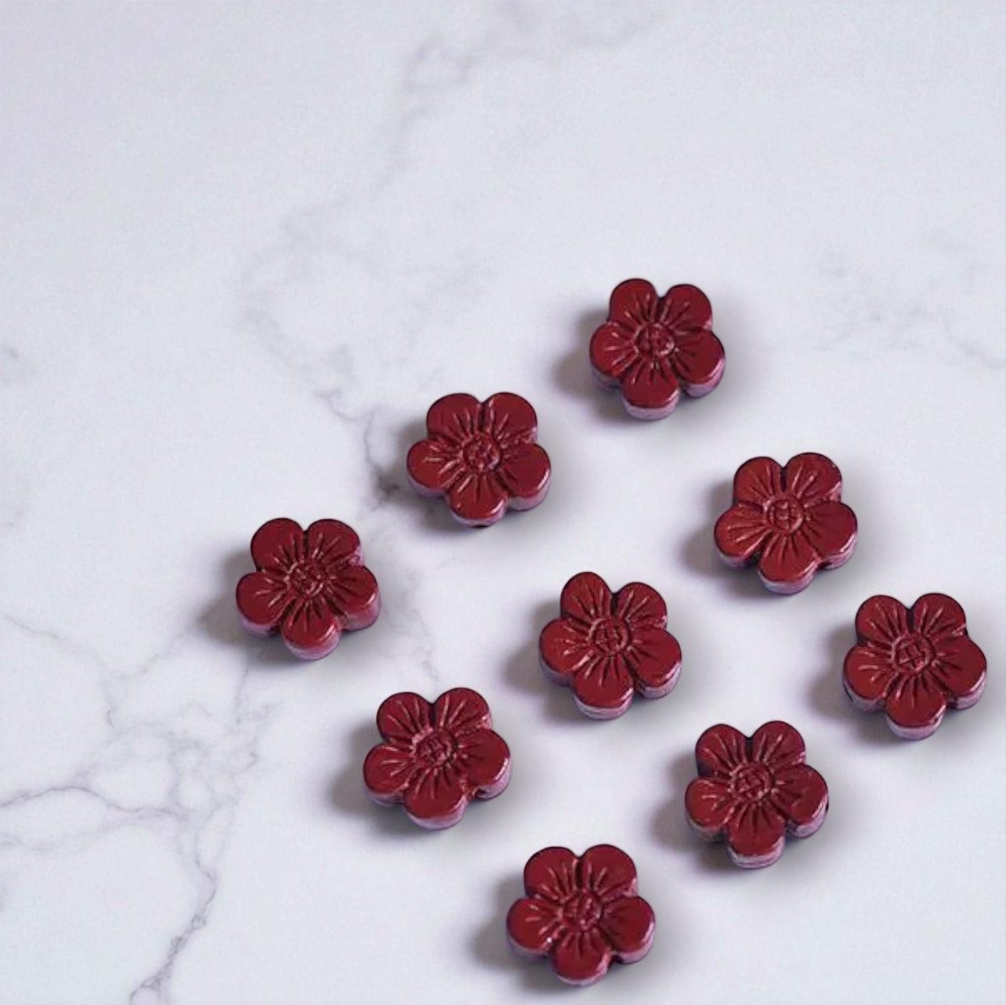 Cherry Blossom Cinnabar Bead