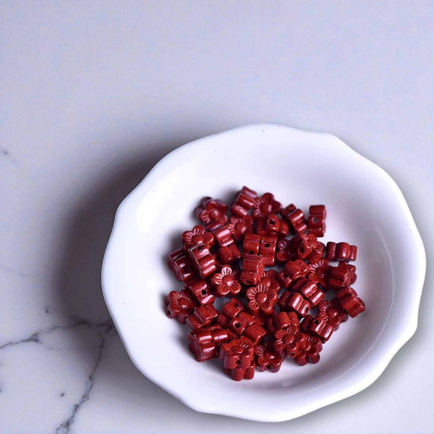 Cherry Blossom Cinnabar Bead