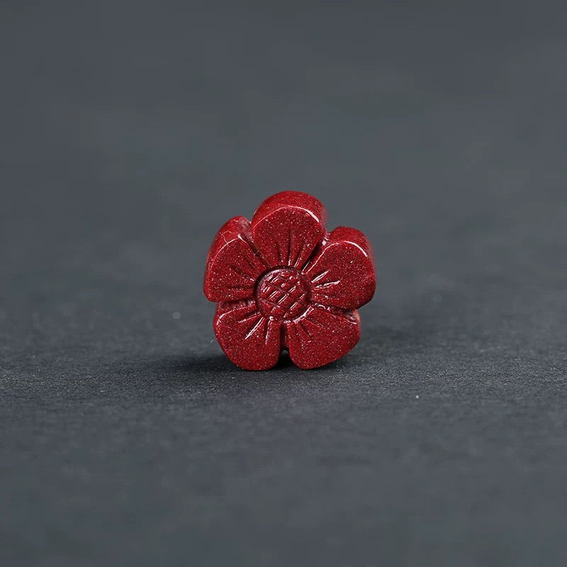 Cherry Blossom Cinnabar Bead