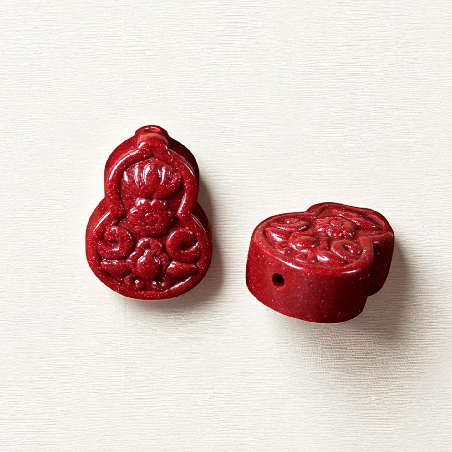Hulu Cinnabar Bead