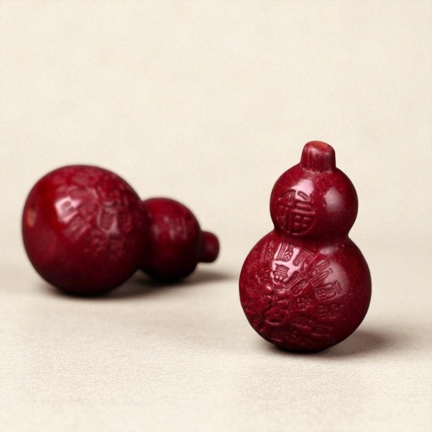 Hulu Cinnabar Bead