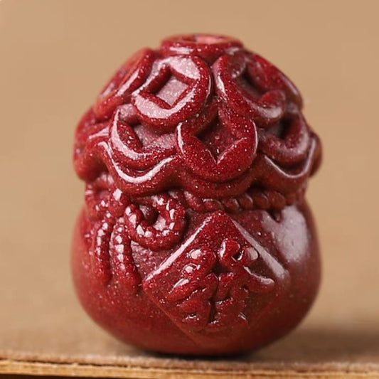 Hulu Cinnabar Bead