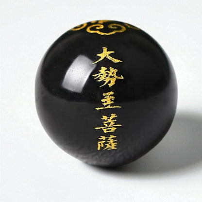 Engraved Obsidian